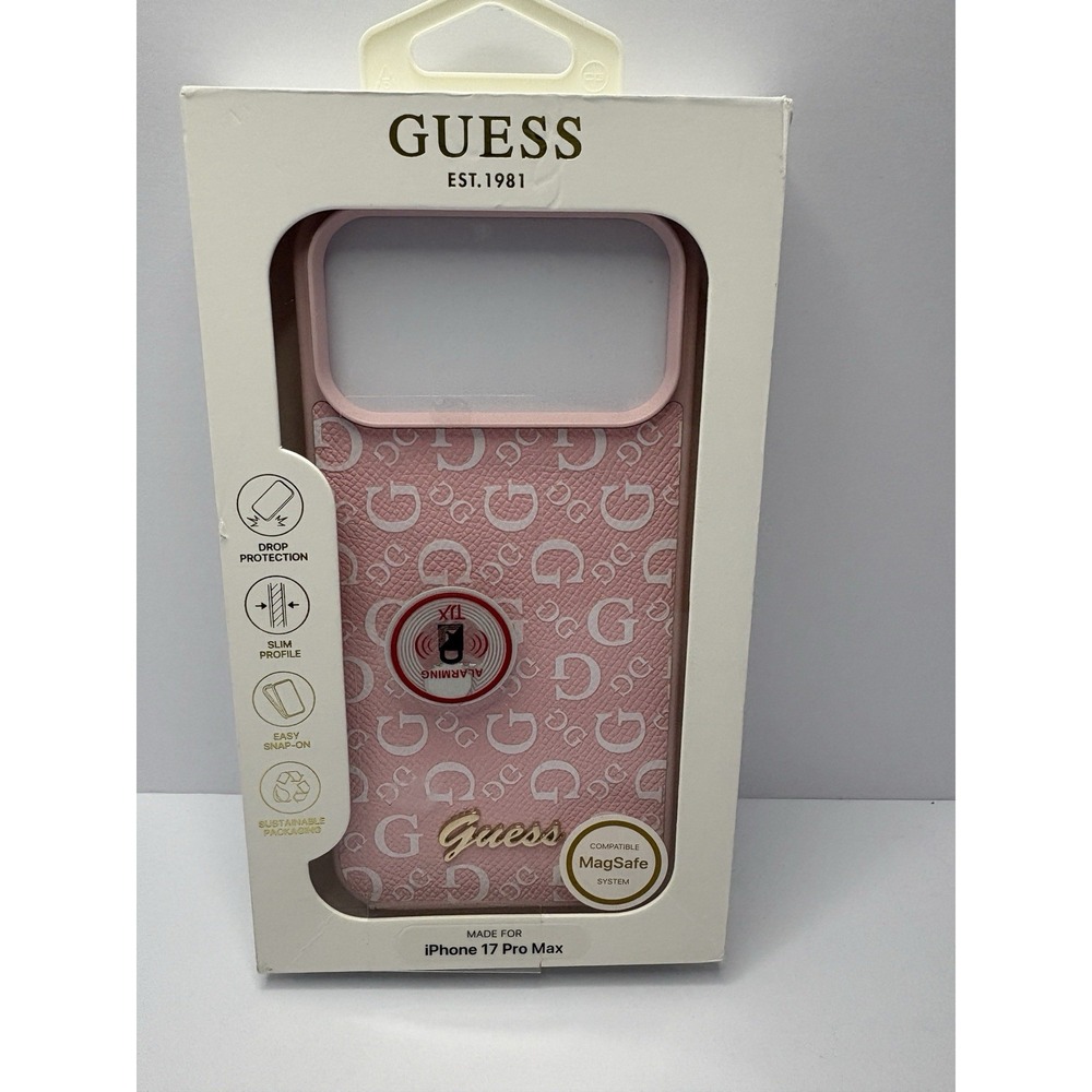 NEW IN BOX  GUESS Pink MagSafe iPhone 17 Pro Max Case